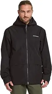 [Didriksons] Nordic Jacket - Men's Outdoor Jacket - Waterproof and Windproof - Black, Black, L