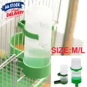 4pcs With Feeder Clip Water Bottle Green For Aviary Budgie Pet Bird Drinker