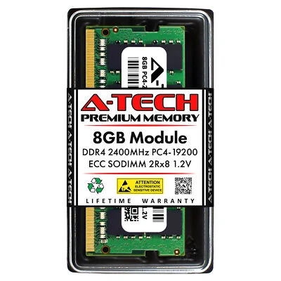 8GB DDR4 PC4-19200 ECC SODIMM (Lenovo 4X70Q27988 Equivalent) Server Memory RAM