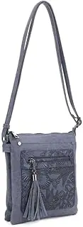 [Liz Soto] Sara Womens Crossbody Purse - PU Vegan Leather Trendy Shoulder Bag For Women, Small Leather Crossbody Bags