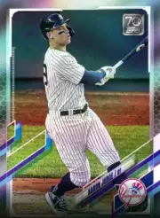 Aaron Judge Rare Rainbow Foil 2021 Topps NFT Blockchain Digital Card #97