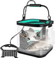 Bait Tank - Live Bait Bucket | Portable Transparent Minnow Bucket | Outdoor Camping Bucket | Fly Fishing Box | Transparent Minnow Bucket Live Bait Well - Outdoor Camping Bucket For Outdoor