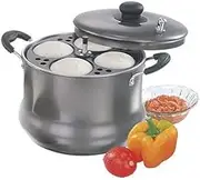 Non-Stick Aluminium Induction Base Idli Maker/Steamer/Cooker (16 idlies/4 Plates)