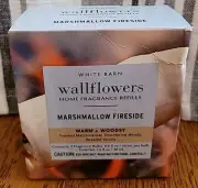 B&BW/White Barn MARSHMALLOW FIRESIDE Wallflower Refill Pk Total Net 1.6 FL Oz
