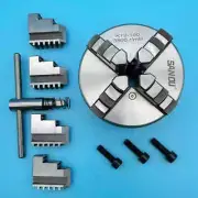 100MM Mini Lathe Chuck 4Jaw Self-Centering Metal Scroll Woodworking Supplies