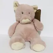 Kellytoy K Luxe Baby Pink Pig Crinkle Rattle Soft Stuffed Toy 13" New