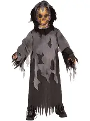 Haunted Scary Skeleton Boys Halloween Costume