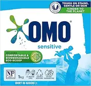 [OMO] Sensitive Front & Top Loader Washing Powder 1 kg