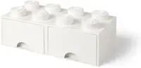 在飛比找樂天市場購物網優惠-LEGO 樂高 Brick抽屜8 白色 40061735