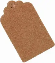 Fdit Kraft Paper Tags Wedding Birthday Labels Blank Name Cards 100x for Scrapbooking Bookmarks Cupcake Toppers