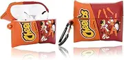 [YLFYSF] Airpods Pro Silicone Case 3D Cartoon Funny Cute Cover Compatible for Apple Airpods Pro[Snacks Food Series] (Fries Cheetos)