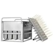 New 40pcs Stainless Steel Molds Ice Lolly Popsicle Ice Cream Stick Holder