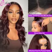 13x4 Lace Frontal Human Hair Wig Body Wave HD Lace Front Brazilian for Women