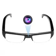 NNEOBA 1080P HD Mini Camera Glasses Wearable DVR Video Recorder Black