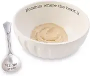 MUD PIE HUMMUS BOWL WITH SPOON