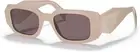 Prada Sunglasses PR17WS VYJ6X1 49mm Powder / Purple Brown Lens
