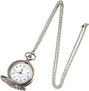 [CATIEBYE] 1pc Retro Pocket Watch Chains Pocket Watch Dice Mechanical Watches for Men Digital Watch Bronze Watch Chain Women Watch Ring Pendant Vintage Women's Watches Quartz Pocket Watch