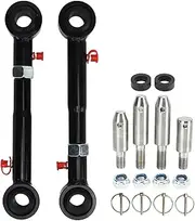 MUNEFE Front Swaybar Quicker Disconnect Systems, Adjustable Quicker Disconnect Sway Bar links, Stainless Steel Swaybar Disconnect Tool for JK JKS