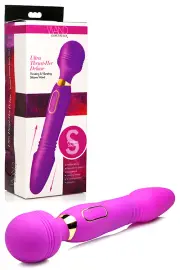 Wand Essentials Ultra Thrust-Her Deluxe 9.25" Thrusting & Vibrating Wand Massager