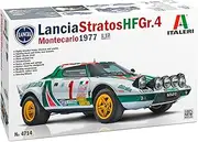 Italeri 4714 1:12 Lancia Stratos HF Size 4 Model Building Kit, Standing Model Building, Crafts, Hobby, Gluing, Plastic Kit, Detailed, Unpainted