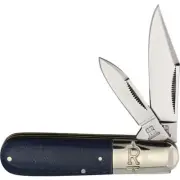 Rough Ryder Denim Barlow Folding Pocket Knife Stainless Steel Blade & Clip