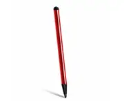 For iPad iPhone Samsung Tab 2pcs Universal Touch Screen Stylus Pen - Red