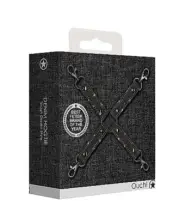 OUCH! Denim Hogtie - Black Shots Toys