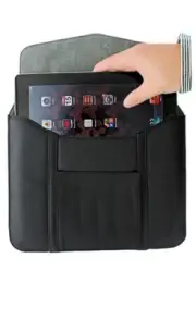 * Genuine Leather Sleeve for iPads, TouchPads and Android Tablets Case Skin