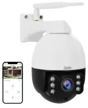YoLuKe 5MP Security Camera 5X Zoom/Two Way Audio/Motion detection/Waterp