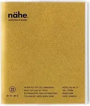 Planner, High Tide, 2023, Starts October 2022, Nay, Gold, Square Monthly, Monthly
