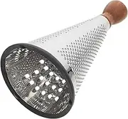 Cabilock Stainless Steel Shaped Cheese Grater with Ergonomic Handle Multi Purpose Grating Tool for Safe and Convenient Home Use for Cheese and Vegetables