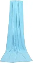 LOEFLIFA Microfiber Bath Towel Quick Dry Spa Towel for Swimming Beach and Camping Sky Blue Lightweight Soft and Absorbent for Travel and Outdoor Activities