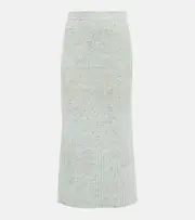 [Ulla Johnson] Ulla Johnson Kaiya high-rise knit midi skirt AU 10 multicoloured