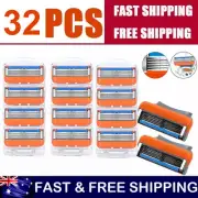 32 Pack Replacement Blades For Gillette Fusion Razor Shaver Shaving Trimmer AU