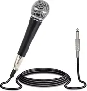 Pyle Handheld Microphone Dynamic Moving Coil Cardioid Unidirectional Includes 15