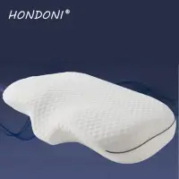 在飛比找momo購物網優惠-【HONDONI】人體工學4D蝶型枕 記憶枕頭 護頸枕 紓壓
