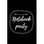 NOTEBOOK PART: BLANK LINED NOTEBOOK PAPERBACK