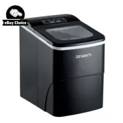 Ice Maker Machine 2L 12KG Stainless Steel Portable Countertop Fast Freeze Black