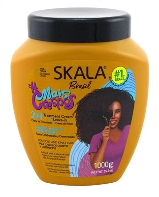 Skala Mais Crespos 2-In-1 Leave-In Treatment Crm 35.2oz