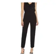 Adrianna Papell Womens Slim Leg Tuxedo Skinny Pants Black Size 6