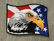 American Bald Eagle Patch 3.75” embroidered Iron on-Sew-On