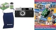 Agfa Analogue 35 mm Film Photo Camera Black + Colour Images Film + Battery + Complete Development Film + Images