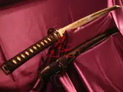 battle ready Hand made matrix tsuba japanese wakizashi sword sharpened