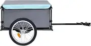Generic Bike Trailer Black and Blue 65 kg