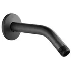 Flange and Teflon Tape Shower Arm Matte Black Fixed Shower Set Bath Shower