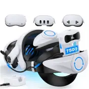 Head Strap VR Headset Accessories w/Battery For Meta Oculus Quest 3/3s/Quest 2