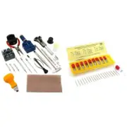 20 PC Deluxe Watch Opener Tool Kit,10 Pcs 200 Assorted ExtraThin Spring Bars Kit