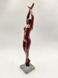 在飛比找Yahoo!奇摩拍賣優惠-【啟秀齋】世界知名雕塑名家 薛林納 銅雕作品《舞者》薛琳納 