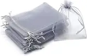 Waour 45PCS Multi Size Fruit Protection Bags,Insects Mosquito Bug Net, Seed Net,Barrier Bag,Fruit Protection Bags,Small Gift Bags,Wedding Favours