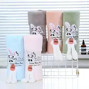 OBABY Premium Microfiber Baby Bath Towel – Quick-Dry, Soft Towel (Pack of 3)